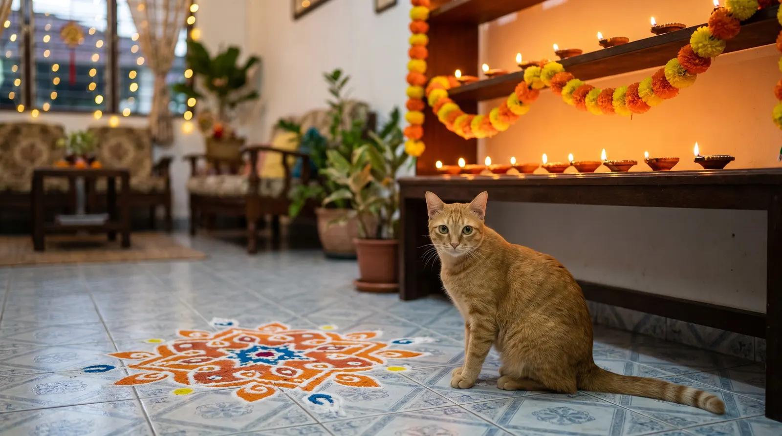 Deepavali 2026: pets, fireworks and lamps